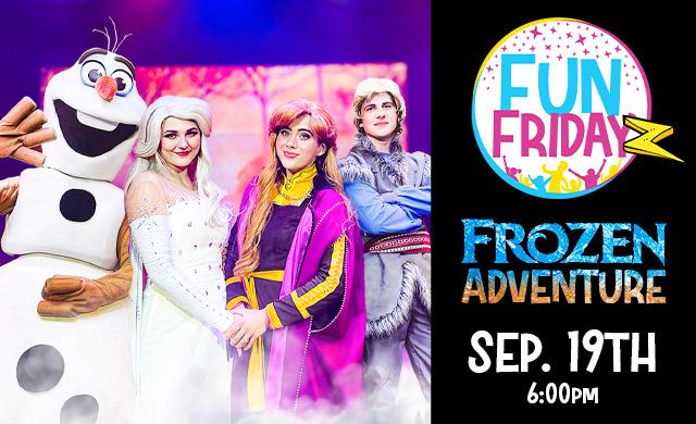Frozen Adventure Fun Friday promo