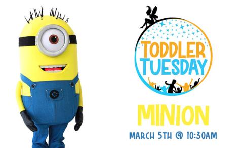 Minion Toddler Tuesday event at the Fun Place in clarkston michigan