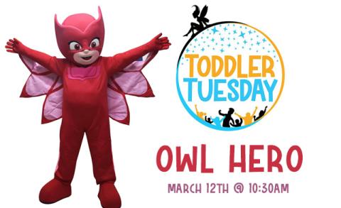 Owlette PJ Mask Toddler Tuesday at the Fun Place in Clarkston Michigan