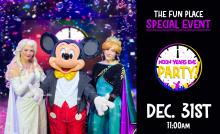 Noon Years Eve Party at the Fun Place in Clarkston Michigan